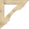 Ekena Millwork Olympic Traditional Rough Sawn Bracket w/ Offset Brace, Douglas Fir, 8"W x 42"D x 42"H BKT0806X42X42OLY01RDF - alternate 2